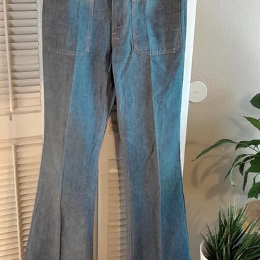 Vintage 70s Denim Levi Bells/Bellbottoms /White Tab / Deadstock /  32