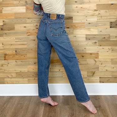 Levi's 961 Orange Tab Loose Fit Vintage Jeans / Size 27 28 