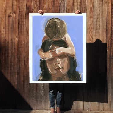 With Love .  extra large wall art . giclee print 