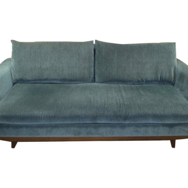 Biltwell Sofa (CONSIGNED, 85&quot;x38&quot;x34&quot;, Seville Turquoise )