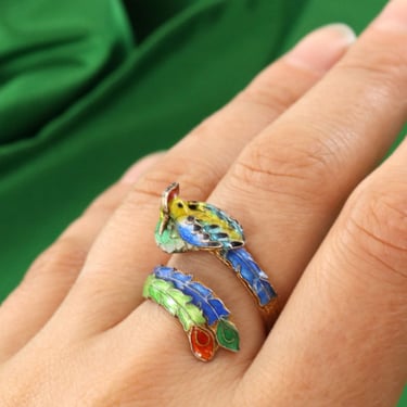 Enameled Chicken Wrap Ring