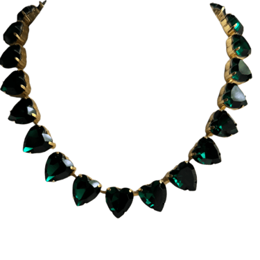 Grace Emerald Green Heart Necklace