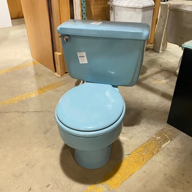 Vintage American Standard Two Piece Toilet in Light Blue