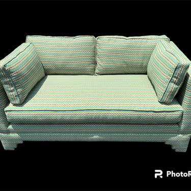 Gorgeous vintage Lee Industries loveseat - all new foam and fabric 