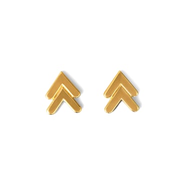 Peri | Geometric Chevron Earrings