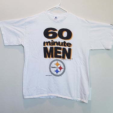 Vintage  T-shirt Pittsburgh Steelers 1990s Unique Vintage Tee Streetwear Football NFL Large 