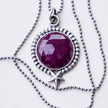 Ruby Star Necklace