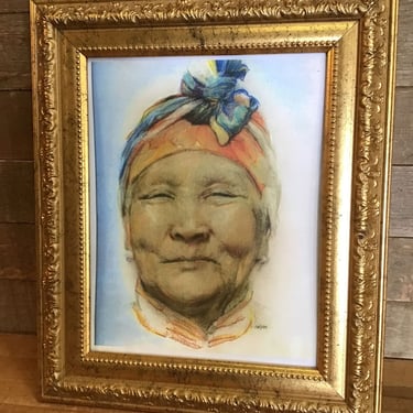 Print in Gold Frame (Tacoma)