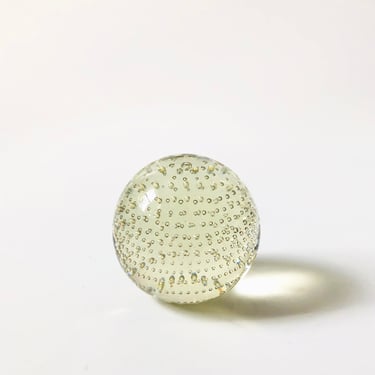 Vintage Glass Paperweight 
