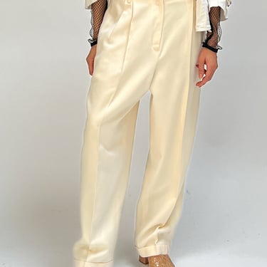 Slouchy Cream Trousers (L)