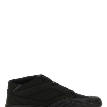 Givenchy Man Black Fabric And Leather Skate Sneakers