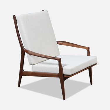 Milo Baughman "Archie" Walnut Lounge Chair for Thayer Coggin