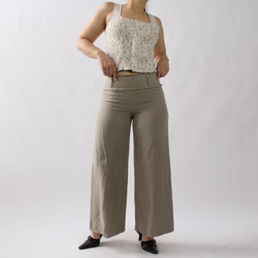 2000s Armani Collezioni Linen Pants - W30