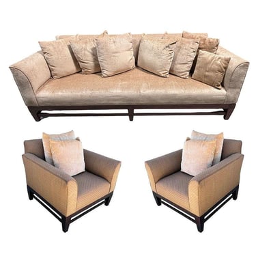 Barbara Barry Sofa & Armchairs Living Room Set by Baker-McGuire Furniture 