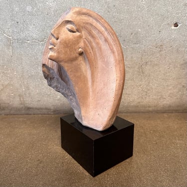 Female Modernist Sculpture, 1980's Post Modern by Austin Productions for Fisher