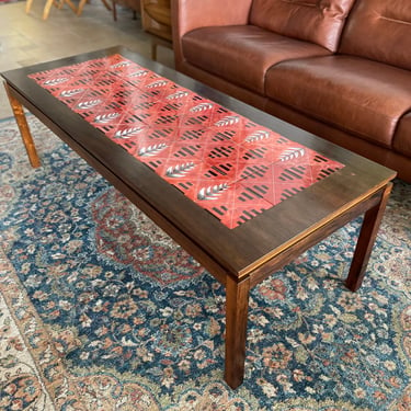 Danish Rosewood Tiled Coffee Table