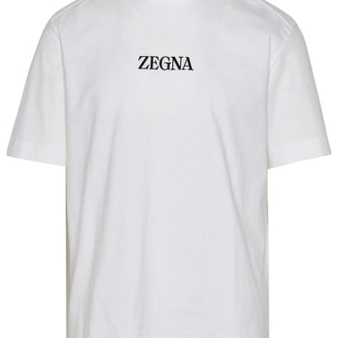 Zegna Man White Cotton T-Shirt