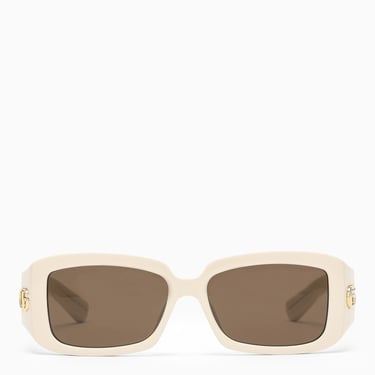 Gucci Ivory Rectangular Sunglasses Women