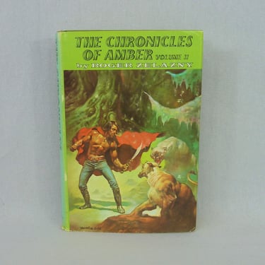 The Chronicles of Amber: Volume II (1978) by Roger Zelazny - Boris Vallejo Cover Art - Vintage 1970s Fantasy Book 