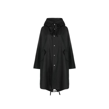 Jil Sander Mid-Length Cotton Hooded Parka Women