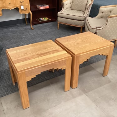 Simple End Table Pair