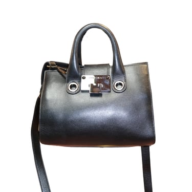 Jimmy Choo Black Riley Leather Bag- Consignment
