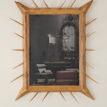 CHERAN SPIKED MIRROR FRAME BY MIKE DIAZ