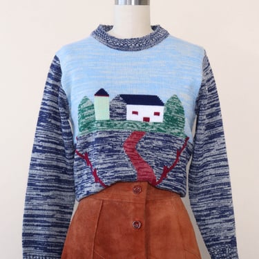Novelty Farmhouse Sweater M