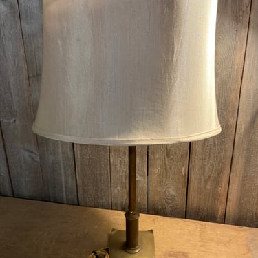 Vintage Brass Lamp 27.25” x 16.5”