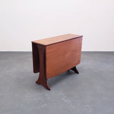 Mid Century Drop Leaf Dining Teak Table