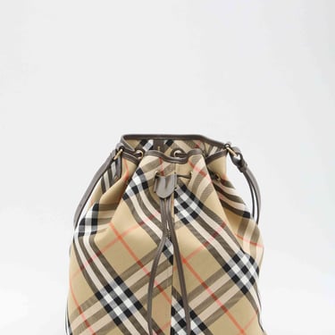 Burberry Women Check Bucket Bag