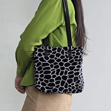 Faux Giraffe Tote