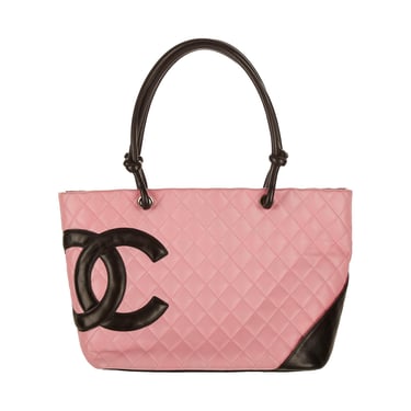 Chanel Pink Quilted Cambon Shoulder Bag