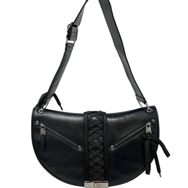 Dior Black Corset Leather Shoulder Bag