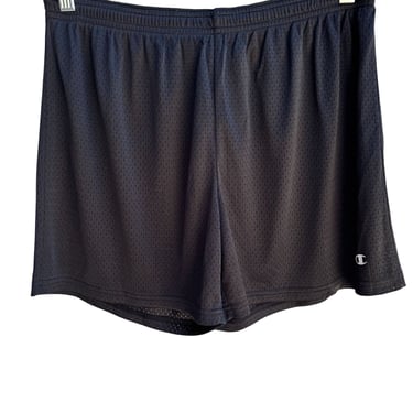 Champion Vintage Womens Black Mesh Lined Workout Tagless Athletic Gym Shorts M