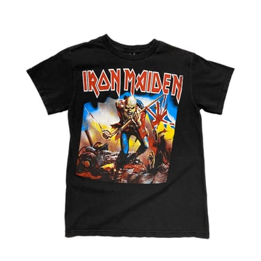 (M) Black Iron Maiden The Trooper T-Shirt 071922 RK