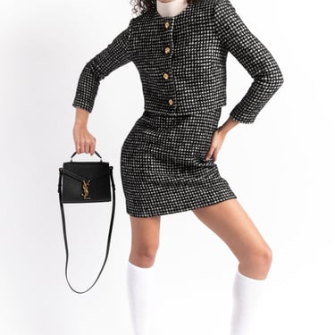 ST. JOHN Tweed Midi Skirt (Sz. XS)