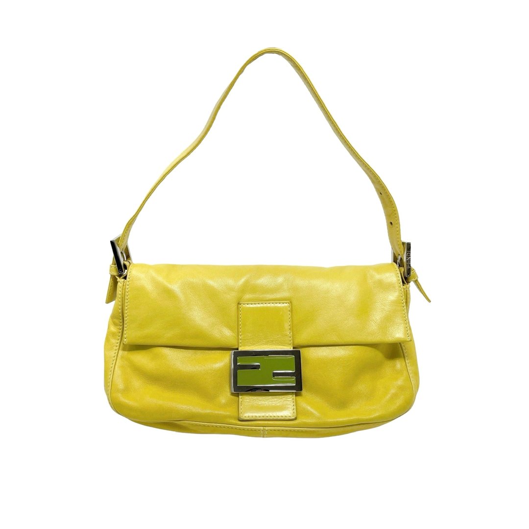 Fendi Yellow Leather Baguette Bag | Treasures of NYC | New York, NY