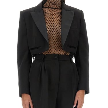 Dolce & Gabbana Women Spencer Wool Gabardine Tuxedo