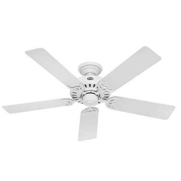 Hunter 'Summer Breeze' 52" Ceiling Fan in White 53039