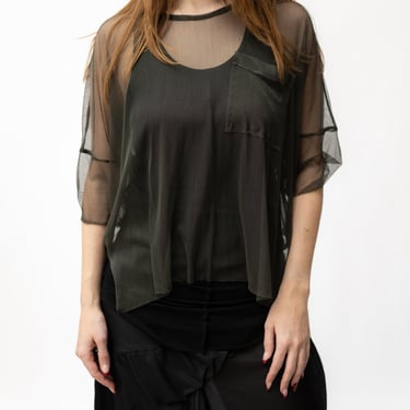 Silk Mesh T-Shirt