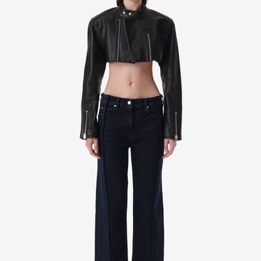 IRO X SMV DARK BLUE DOUBLE PANEL JEANS