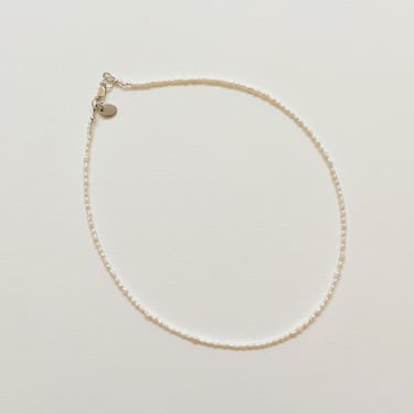 Sea + Pattern | Mini Frosted Pearl Necklace