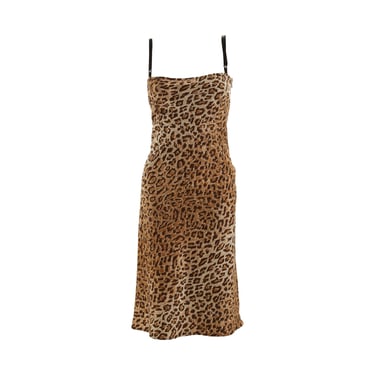 Dolce &amp; Gabbana Silk Cheetah Print Dress