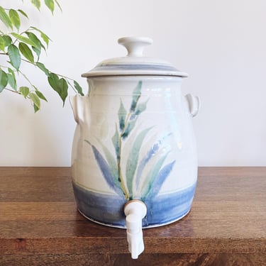 Vintage Ceramic Water Canister Dispenser 