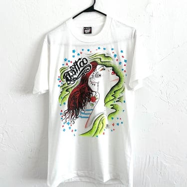 Vintage Paper Thin Tattoo Babe Tee 