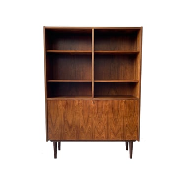 Vintage Danish Modern Rosewood Bookcase 