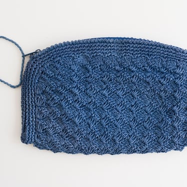 Vintage Blue Clutch 