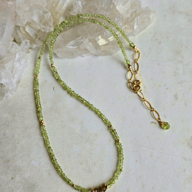 James + Jezebelle | Peridot + Andalucite Necklace