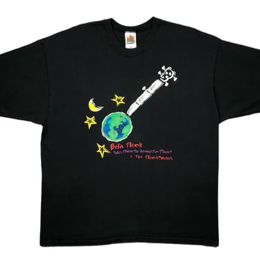 Vintage 1995 Bela Fleck & The Fleckstones “Tales From The Acoustic Planet” Album Promo Graphic Band T-Shirt Size XL 